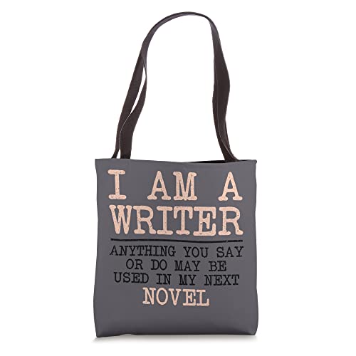 Cool Writer Art For Men Women Novel Author Writing Novelist Tote Bag