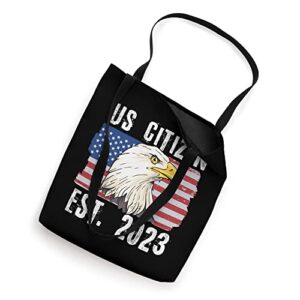 US Citizen Est 2023 Citizenship New USA Citizen Tote Bag