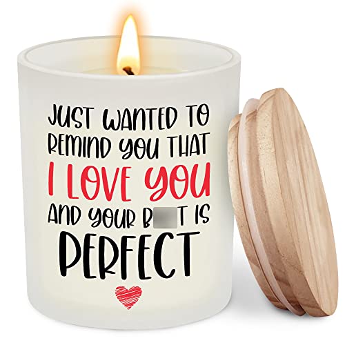 Gifts for Her, Girlfriend, Wife - Anniversary Birthday Gifts for Wife, Wife Birthday Gift Idea - Girlfriend Gifts, Wife Gifts - Romantic Gifts for Her - Funny I Love You Gifts for Her - Scented Candle