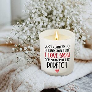 Gifts for Her, Girlfriend, Wife - Anniversary Birthday Gifts for Wife, Wife Birthday Gift Idea - Girlfriend Gifts, Wife Gifts - Romantic Gifts for Her - Funny I Love You Gifts for Her - Scented Candle