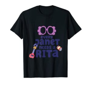every janet needs a rita magnet cartoon lovers t-shirt