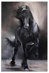 horse poster,horse painting,horse canvas wall art canvas wall art for living room decor aesthetic vintage posters & prints picture wall decor wall prints for bedroom aesthetic unframed 12×18 inches