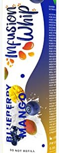 InfusionWhip Flavored Cream Charger Cylinder – 0.95L (Blueberry Mango)