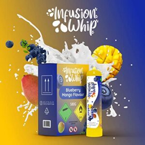 InfusionWhip Flavored Cream Charger Cylinder – 0.95L (Blueberry Mango)