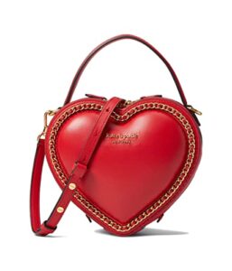 kate spade new york amour 3-d heart crossbody lingonberry one size