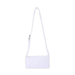 colaxi retro style women bag shoulder tote lightweight classic large hobo handbag for party, white