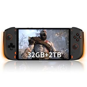 onexplayer mini pro [cpu amd r7-6800u] 7 inches handheld pc video game console one x player portable rgb lamp pc game console win 11 os laptop 1920×1200 mini pocket tablet pc (32gb+2tb)