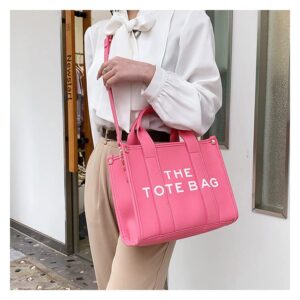 Tote Handbag for Women Bags Large Capacity Crossbody/Shoulder/Satchel/Top Handle Bag Fashion Travel Tote Bags Pink