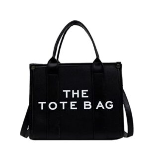 tote handbag for women bags large capacity crossbody/shoulder/satchel/top handle bag fashion travel tote bags black