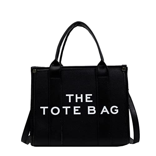 Tote Handbag for Women Bags Large Capacity Crossbody/Shoulder/Satchel/Top Handle Bag Fashion Travel Tote Bags Black