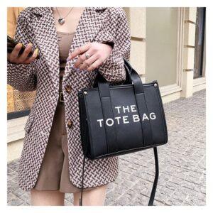 Tote Handbag for Women Bags Large Capacity Crossbody/Shoulder/Satchel/Top Handle Bag Fashion Travel Tote Bags Black