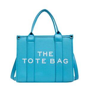 tote handbag for women bags large capacity crossbody/shoulder/satchel/top handle bag fashion travel tote bags blue