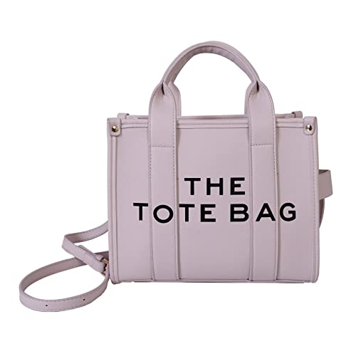 Tote Handbag for Women Bags Large Capacity Crossbody/Shoulder/Satchel/Top Handle Bag Fashion Travel Tote Bags Light Grey