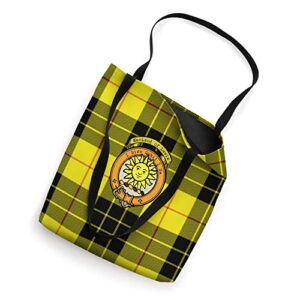 MacLeod of Lewis Clan Scottish Crest and Tartan Tote Bag