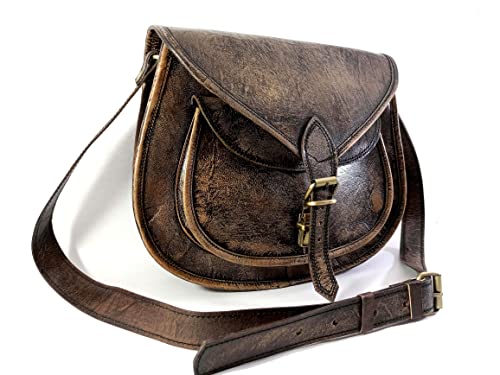 THE CHARMIKA: 13-Inch Women's Handbag - Full Grain Leather Crossbody Tote for Travel and Everyday Use