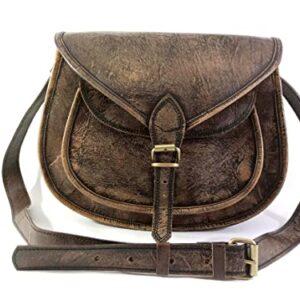 THE CHARMIKA: 13-Inch Women's Handbag - Full Grain Leather Crossbody Tote for Travel and Everyday Use