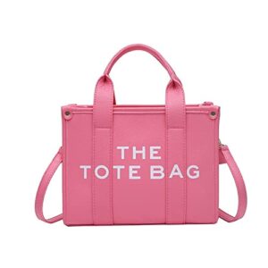 bufftieo tote bags for women handbag tote purse with zipper pu leather crossbody bag for office, travel, school