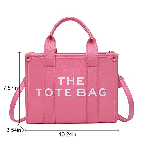 bufftieo Tote Bags for Women Handbag Tote Purse with Zipper PU Leather Crossbody Bag for Office, Travel, School