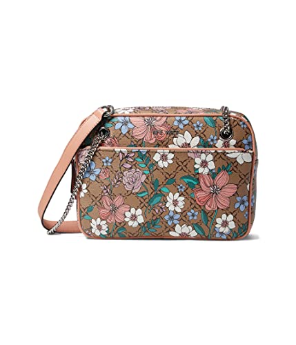 NINE WEST Georgi Mini Convertible Camera Crossbody Magnolia Logo Floral One Size