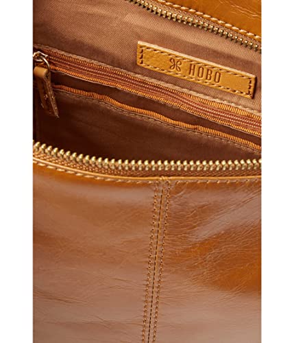 HOBO Cambel Large Crossbody Bag For Women - Leather Shoulder Carry With Top Zipper Closure, Casual and Lightweight Handbag Truffle One Size One Size