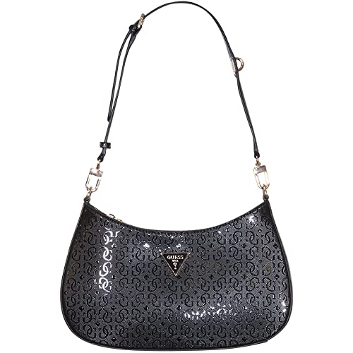 GUESS Alexie Top Zip Shoulder Bag Black 1 PROCESSING PROCESSING