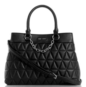 nine west judilee satchel black one size