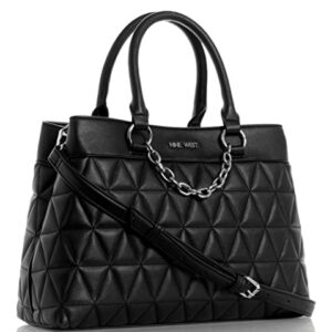 NINE WEST Judilee Satchel Black One Size