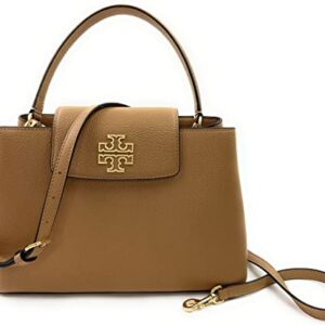 Tory Burch Britten Small Satchel (Tiramisu)