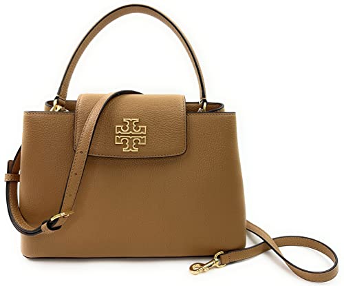 Tory Burch Britten Small Satchel (Tiramisu)