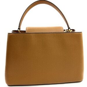 Tory Burch Britten Small Satchel (Tiramisu)