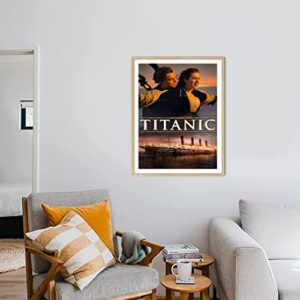 TFN Titanic Movie Canvas Poster unframed 12x18 Vintage Decorative Painting Wall Art Office Bedroom Den Living Room Entertainment Club Poster Fan Gift