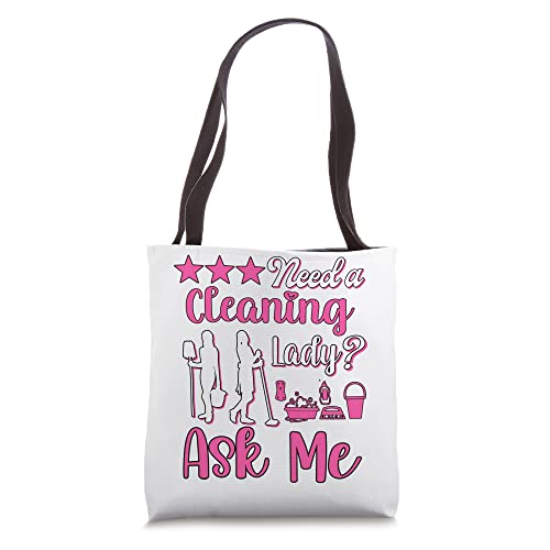 Housekeeper Maid Service Household Need a Cleaning Lady Tote Bag