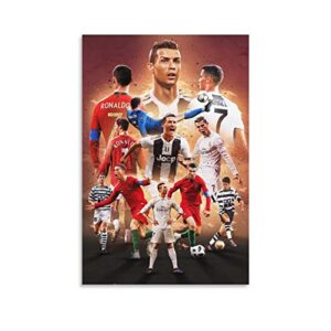 cr7 cristiano ronaldo footballer wall art posters canvas art poster print picture living room mural room bedroom decoration painting unframe-style12x18inch(30x45cm)