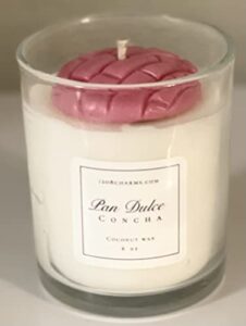 pan dulce | concha candle| 1 count (pink)
