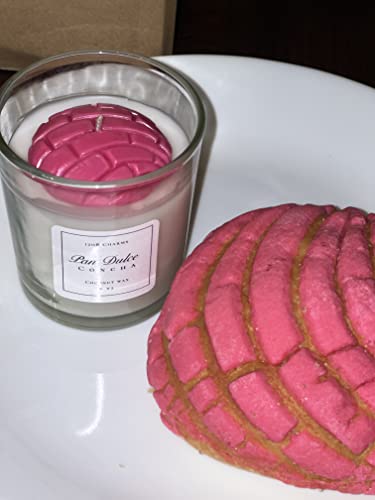 Pan Dulce | Concha Candle| 1 Count (Pink)