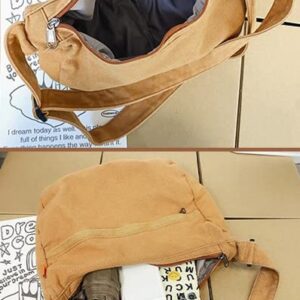 Messenger Bag for Men Women Large Capacity Crossbody Bag Canvas Tote Bag Shoulder Bag Satchel Hobo for School Work