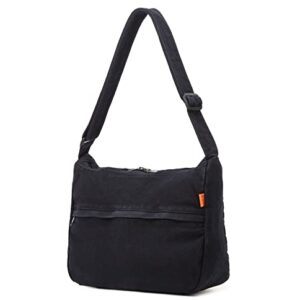 Messenger Bag for Men Women Large Capacity Crossbody Bag Canvas Tote Bag Shoulder Bag Satchel Hobo for School Work