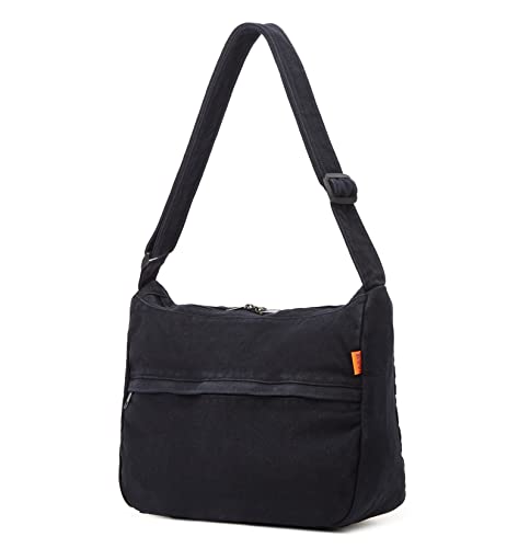 Messenger Bag for Men Women Large Capacity Crossbody Bag Canvas Tote Bag Shoulder Bag Satchel Hobo for School Work