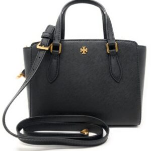 Tory Burch Emerson Mini Top Zip Tote Crossbody Bag - Black