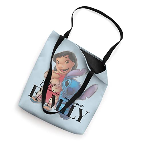 Disney 100 Anniversary Lilo & Stitch D100 Quote ‘Ohana Tote Bag