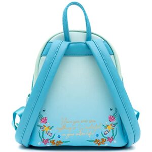 Loungefly Disney The Little Mermaid, Princess Stories Series Ariel Mini Backpack, Flounder Sebastian