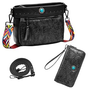 celela black women’s crossbody handbags ladies shoulder bag small hobo purse cross-body and women wallet