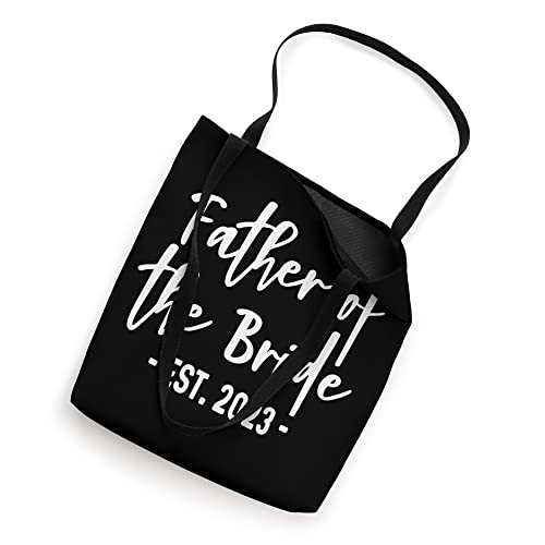 Father of the Bride Est 2023 Established Bachelor Stag Nigh Tote Bag