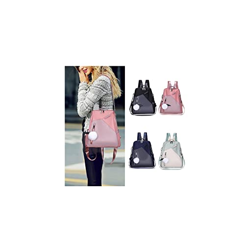 Backpack Purse for Women Fashion Pendant Casual Backpack Retro Style Solid Color Waterproof Large Capacity Backpack