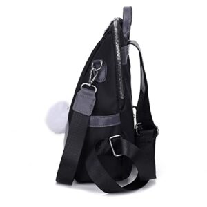 Backpack Purse for Women Fashion Pendant Casual Backpack Retro Style Solid Color Waterproof Large Capacity Backpack