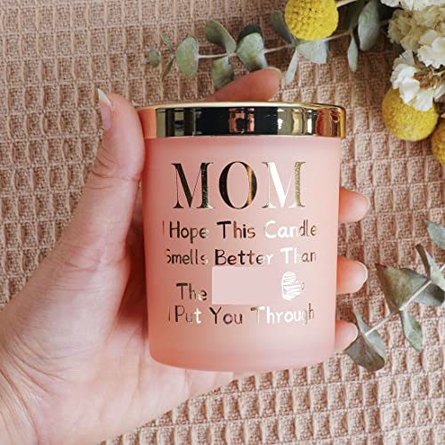 Gifts for Mom from Daughters Son, Funny Birthday Gifts for Mom from Daughter, Unique Mom Gifts, Mothers Day Thanksgiving Christmas Gifts Presents for Mom, 7oz Lavender Scented Candles