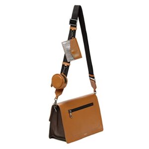 botkier Cobble Hill Flap Satchel (Coffee Combo)