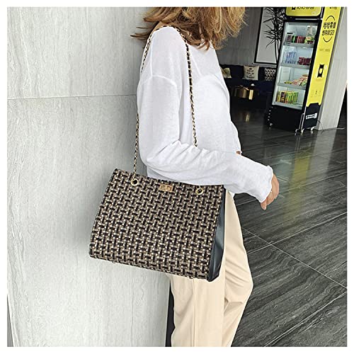 YOUYIS Women Pu Leather Chain Women Shoulder Bag Large Capacity Ladies Crossbody Bags For Women Messenger Bags