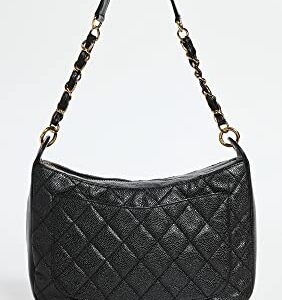 CHANEL Women's Pre-Loved Timeless Shoulder Bag, Caviar, Black, One Size