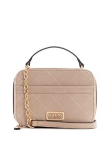 guess factory women’s mirabelli quilted mini crossbody